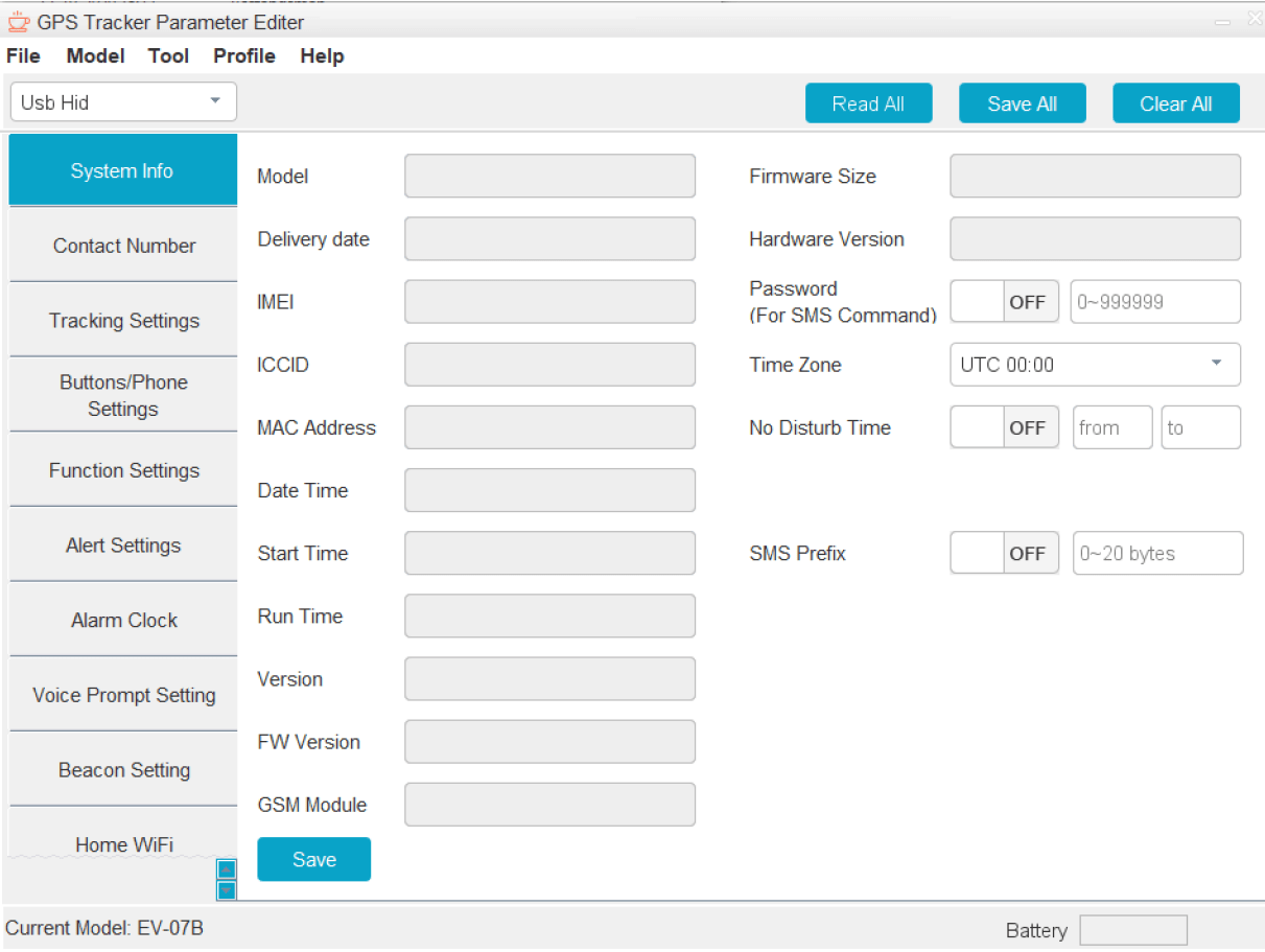 Screenshot software voor instellen noodknop